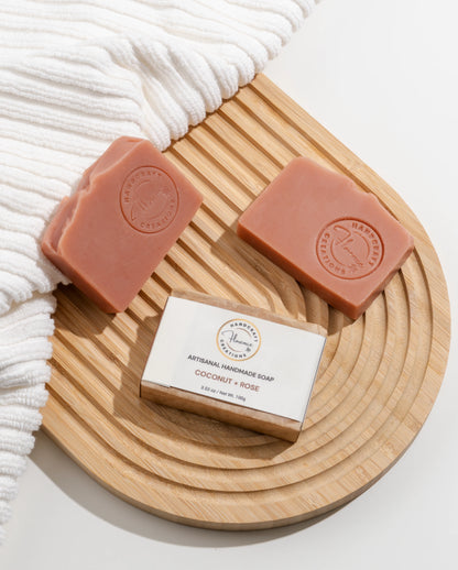 Coconut + Rose Soap