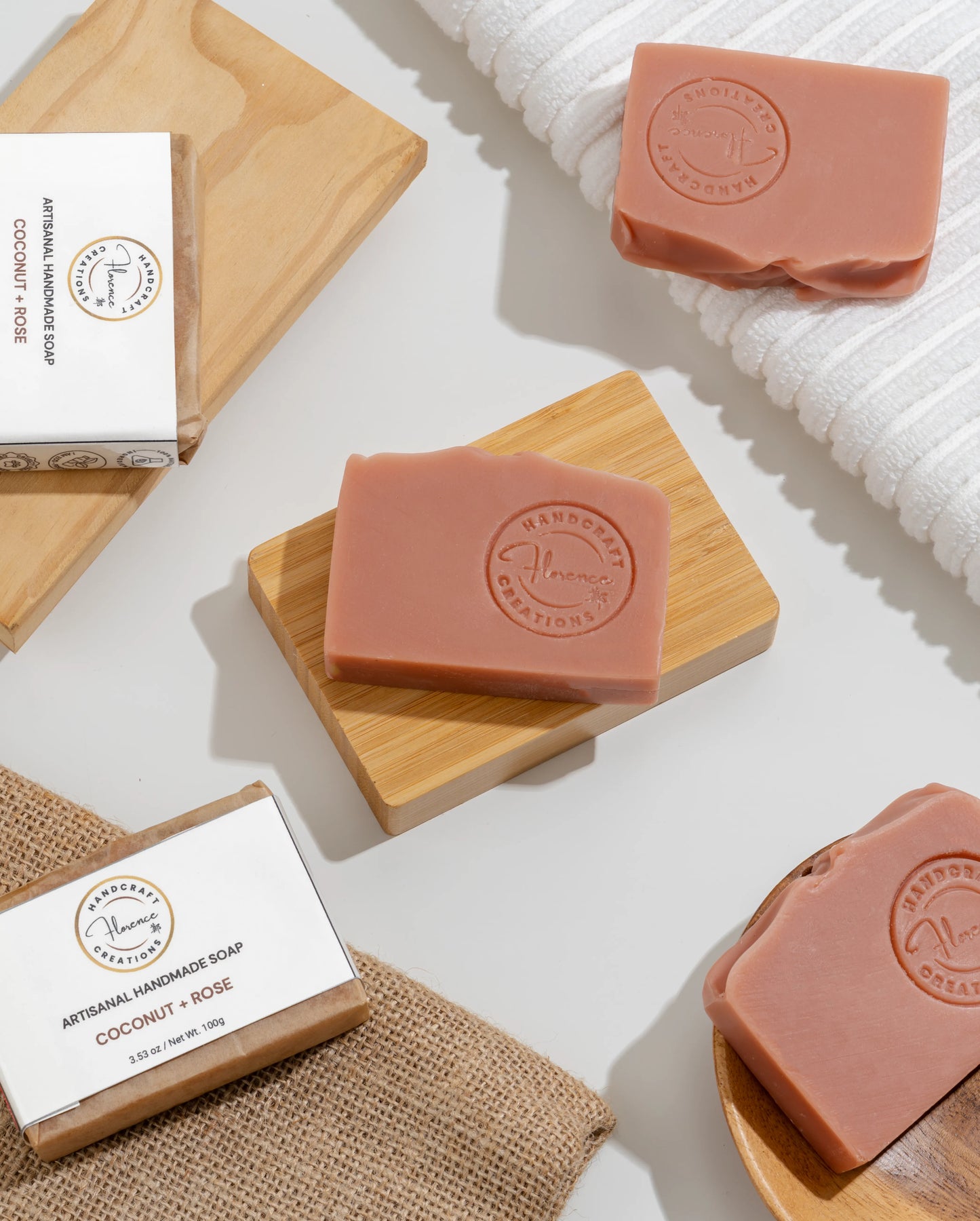 Coconut + Rose Soap